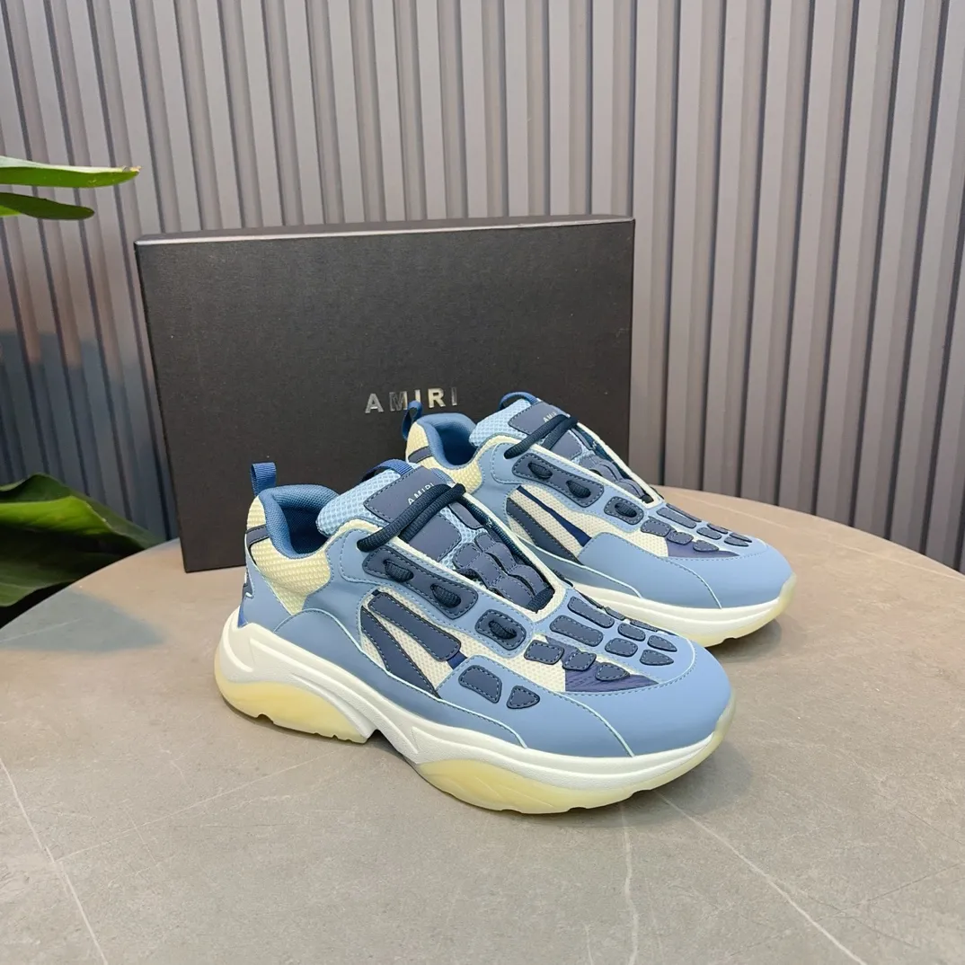 Men's shoes 💰740💰 AMIRI AMIRI fashion brand hot sale 🔥 Available all year round ✅ Official website synchronization Imported fabrics 1⃣️ vs 1⃣️ replica, original factory special original sole, 38-45 (38.45. Non-refundable)